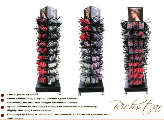 Retail Store Hair Accessories Display Hooks Free Standing Durable