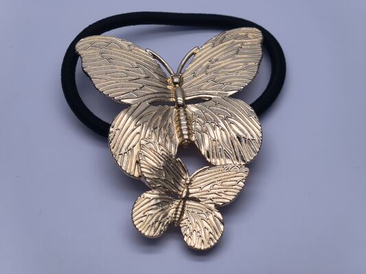 Intricate Etched Metal Hair Accessories Claw , Garment Metal Accessories