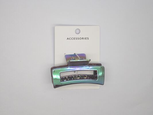 Versatile Custom Acrylic Hair Claw Clip With Intricate Design Various Sizes