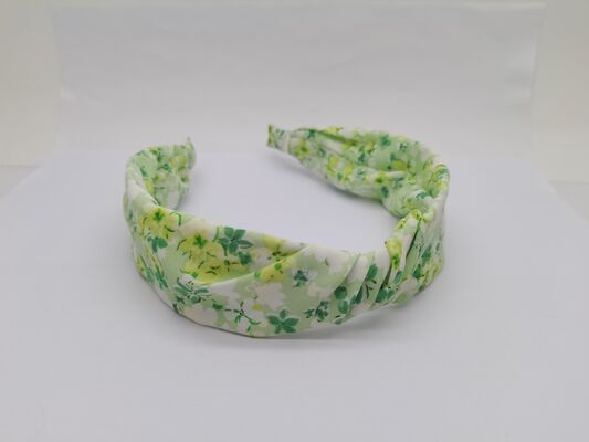 Pure and Fresh Green Patterns Hairband Customize Design and Color