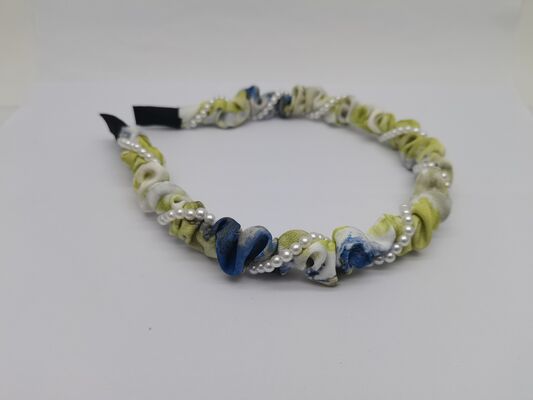 Fabric Hairband with Pearl for Daily Wear or Some Special Occasion