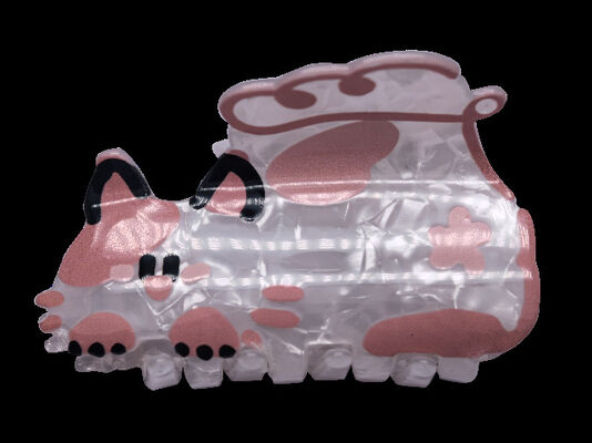 Cute Cat Acrylic Hair Claw Clip for Any Ages and Multipurpose