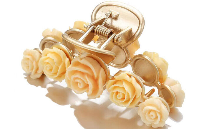 Elegance Floral Hair Claw Clip for Women